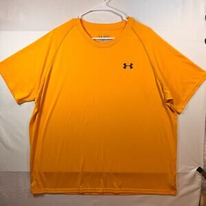 Under Armour Heatgear Loose Fit T Shirt Mens Yellow Size XXL 2XL